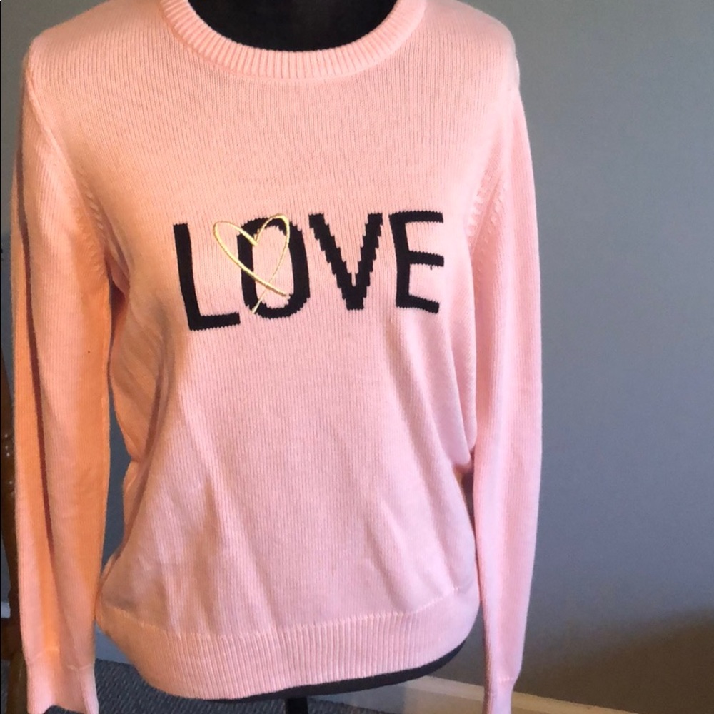 Victoria’s Secret NWOT pink sweater size L